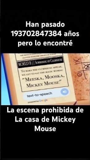 La escena de Mickey Mouse que Disney no quiere que veas :V #memes #humor #lacasademickeymouse