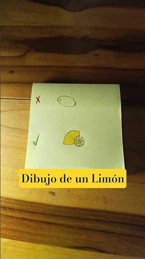 Como Dibujar un Limón Paso a Paso 🍋✨