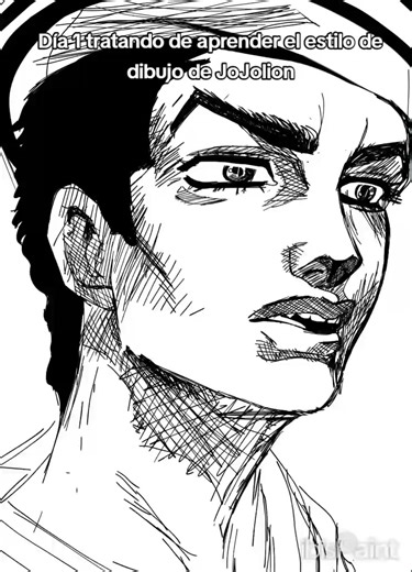 Learning JoJolion Drawing Style: Day 1