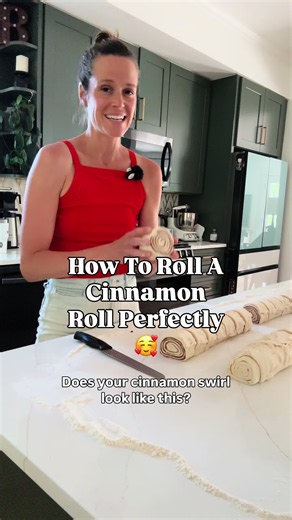How to roll a cinnamon roll perfectly 🥰❤️ Many people I see post their cinnamon rolls get every step right except this…the actual rolling part. They leave their dough too thick and/or don’t roll it tight enough. But have no fear, this video will show you step by step how to avoid letting all your hard work go to waste. Get the perfect cinnamon roll swift every time with these simple tips! The rolling pin im using is from Amazon, linked in my bio under farmstand basics! It’s so helpful to make s