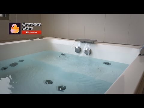 ASMR | Jacuzzi Filling Sounds - No Talking - for Sleeplessness (30 mins)