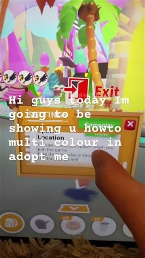 How to multi colour in adopt me