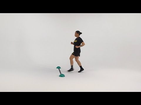 Military Movement Drill: Shuttle Sprint