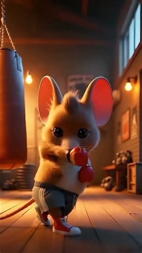 MR mouse 3d cartoon boxing 1 #boxing #cartoon #3d #short