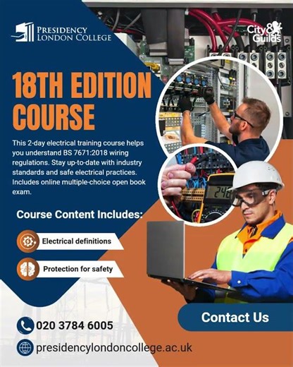 18th Edition Requirements for Electrical Installations | BS 7671 Course Guide UK #education