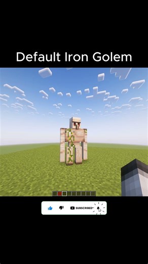 Which iron golem is better? #minecraft