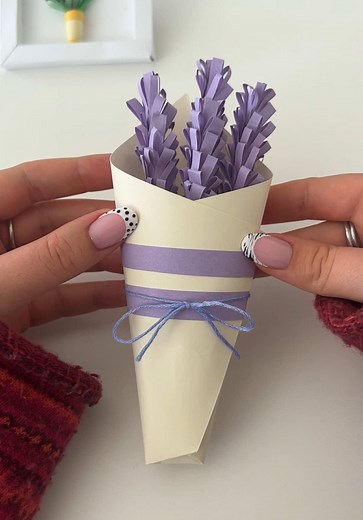 DIY Lavender Paper Flower Tutorial — Cute, Easy Gift Idea