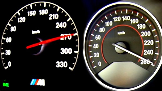 BMW M4 vs 435i Acceleration + Sound Onboard Autobahn F82 Turbo Coupe M3
