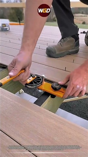 Smart hidden deck fastener system: Clean composite board installation & easy alignment
