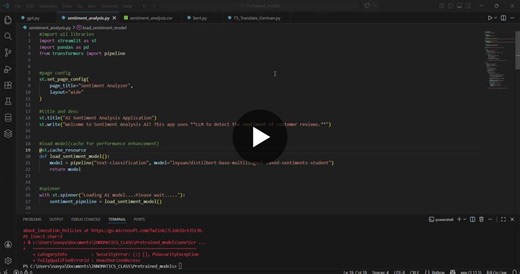AI Sentiment Analysis App with DistilBERT | Navya Atike posted on the topic | LinkedIn