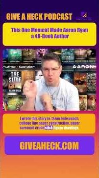 He Almost Ignored the Moment That Made Him a 40-Book Author | Aaron Ryan