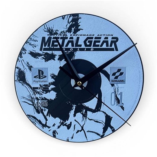3D Wall Clock – PSX/PS1 Disc Replica – Retro Gaming Wall Decor | Metal Gear Solid - Etsy