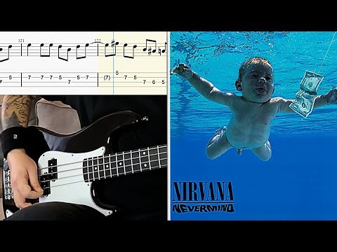 Nirvana – Lithium BASS COVER with TABS