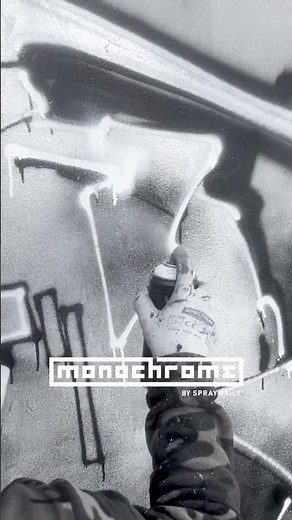 Did you watch: Monochrome 121 with Bseoer66? SPRAY DAILY #graffiti