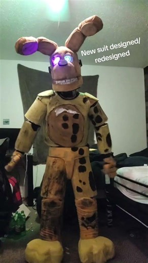 New spring bonnie suit designn #fnaf #fivenightsatfreddys #springtrap #springbonnie #fypシ #fyp