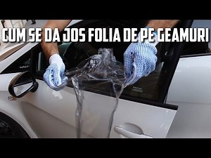 CUM SE DA JOS FOLIA DE PE GEAMURI | Tutoriale Ep.4