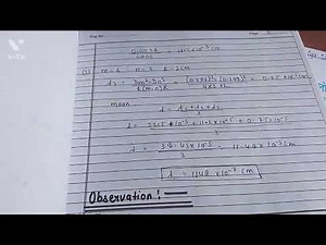 Newton Ring practical file for bs.c class study channel