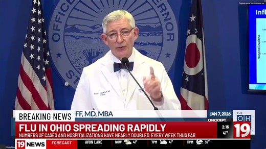 Ohio Department of Health to address surge in flu cases