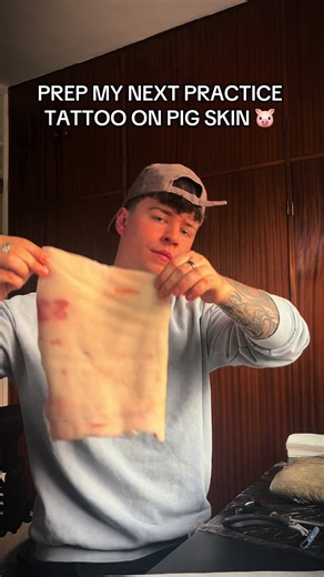 Tattoo Practice: Pig Skin Prep