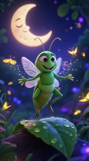 The Cricket’s Chirpy Night Song 🌙 Relaxing Bedtime & Nature Sound for Kids