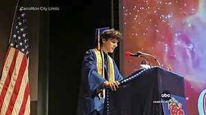 A high school valedictorian delivered a moving graduation speech after burying his late father earlier in the morning. "I can't stand up here and pretend I want to be doing the speech right now," Alem Hadzic said. "But I can't throw something away that he worked so hard for me to achieve." Whit Johnson reports. | ABC World News Tonight with David Muir