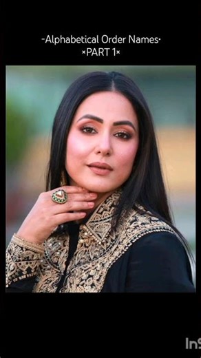Alphabetical Order Names Part 1😇🦋💙 #youtubeshorts #bollywood #shorts #alphabet