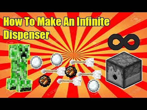 Minecraft - How To Make An Infinite Dispenser