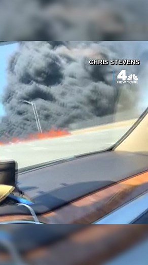 Massive Fire Closes I-95 South in Groton After Fuel Tanker Rollover