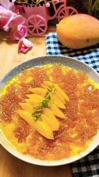 🥭Have you ever eaten mango kunafa 👌🏻😋😋/mango kunafa. #mango #dessert #kunafa#easy#viral