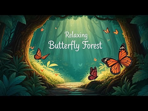 Guided Meditation for Kids RELAXING BUTTERFLY FOREST Children's Meditation to Calm Anxiety