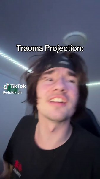 Understanding Trauma Projection in Conversations