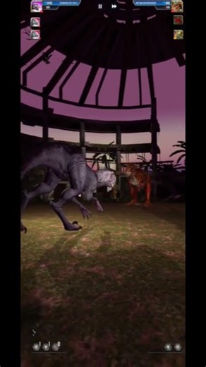 Jurassic World The Game #shorts | Scorpios Rex Gen 2 VS. Metriacanthosaurus
