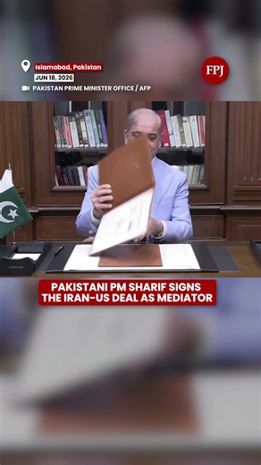 Pakistan PM Shehbaz Sharif Signs Iran US Peace Deal as Mediator