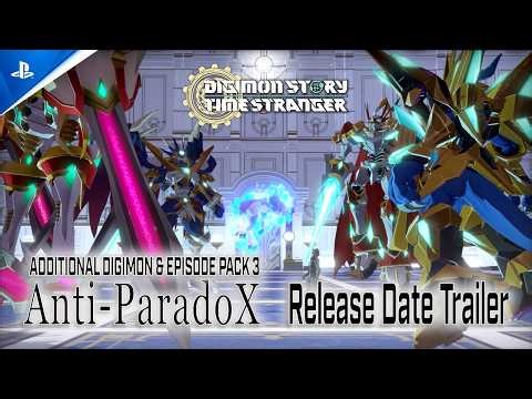 Digimon Story Time Stranger - Season Pass DLC3 Anti-ParadoX Release Date Trailer | PS5 Games