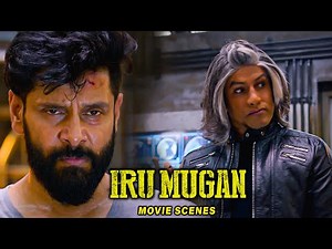 Iru Mugan Movie Scenes | When the offender got hold of an officer! | Vikram | Nayanthara
