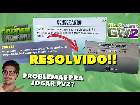 COMO RESOLVER O PROBLEMA DOS SERVIDORES NO PVZ! (GW1 E GW2)