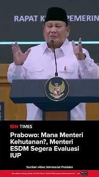 Prabowo: Mana Menteri Kehutanan?, Menteri ESDM Segera Evaluasi IUP