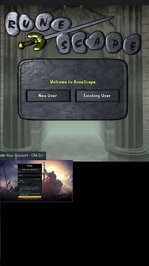 How to Login to Old School Runescape | Old School Runescape #shorts