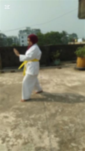 Shitoryu Karate kata:hyan shodan🥋🍂🌸#foryou#foryoupageシ#karate#motivation#viral#viral vedio