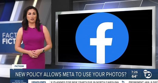 Fact or Fiction: New Facebook policy allows Meta to do what it wants with your photos?