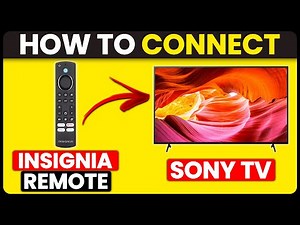How To Connect Insignia Remote To Sony TV (How To Set Up And Pair Insignia Remote To Sony TV)