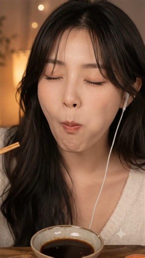 Korean Girl Eating Sushi ASMR 🍣 | Salmon Sushi & Seaweed Roll Mukbang #asmr #mukbang