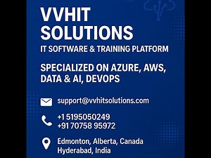 VVHIT Solutions | Real-Time IT Training & Career Mentorship | Azure, AWS, DevOps, Data & AI