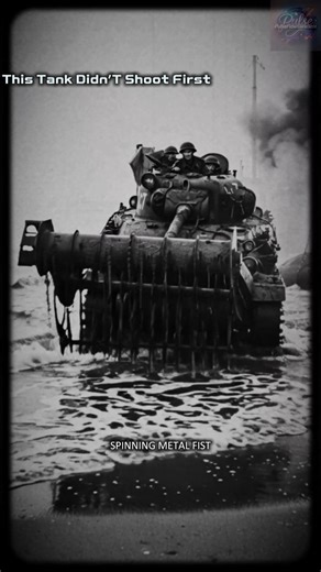 WW2-The Spinning Metal Fist That Saved D-Day From Hidden Mines #shorts #history #viral #dday #tank