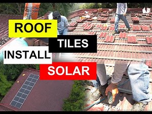 Marikina Solar Roof Tile Installation | How to install railings on tiled roof