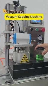 Semi-Automatic Vacuum Capping Machine with Pneumatic Control for Glass Jars