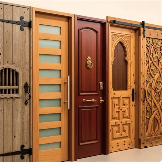 Wood door design