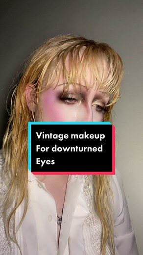 Vintage Inspired Downturned Eyes Makeup Tutorial