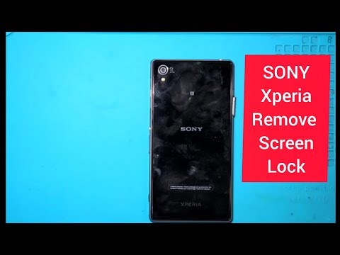How to remove Screen Lock on Sony Xperia
