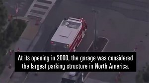 Fire in Disneyland parking structure burns 8 cars, injures 7 people and prompts evacuations